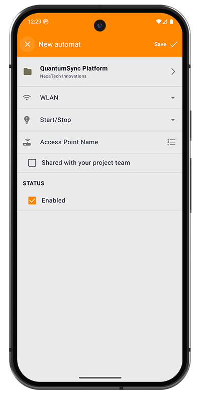 WLAN Automation Create