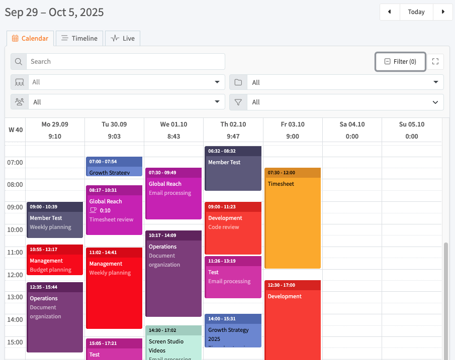 Interactive Calendar