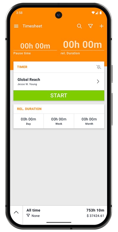Timer in stopped state