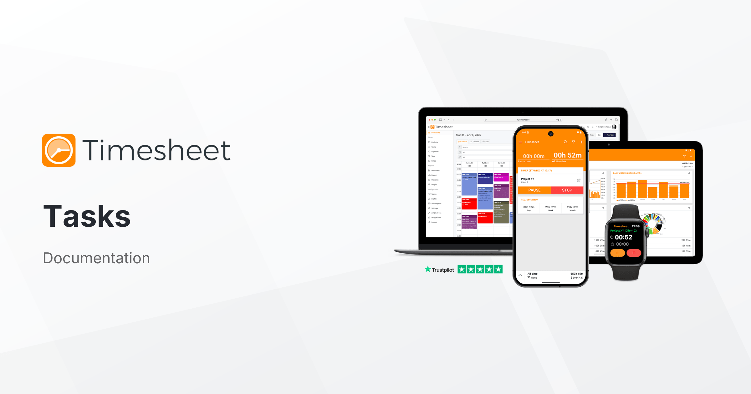 Tasks | Timesheet Documentation